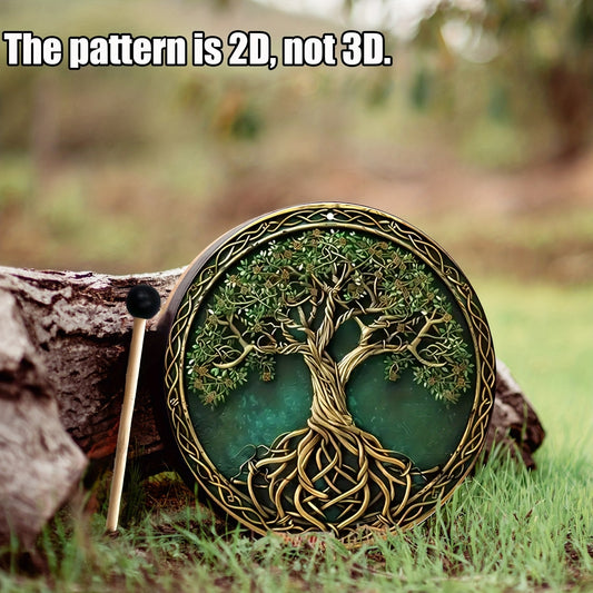 The Tree of Life Drum with a Handle.