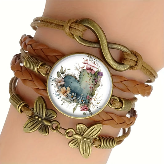 Bohemian floral Mandala Bracelet