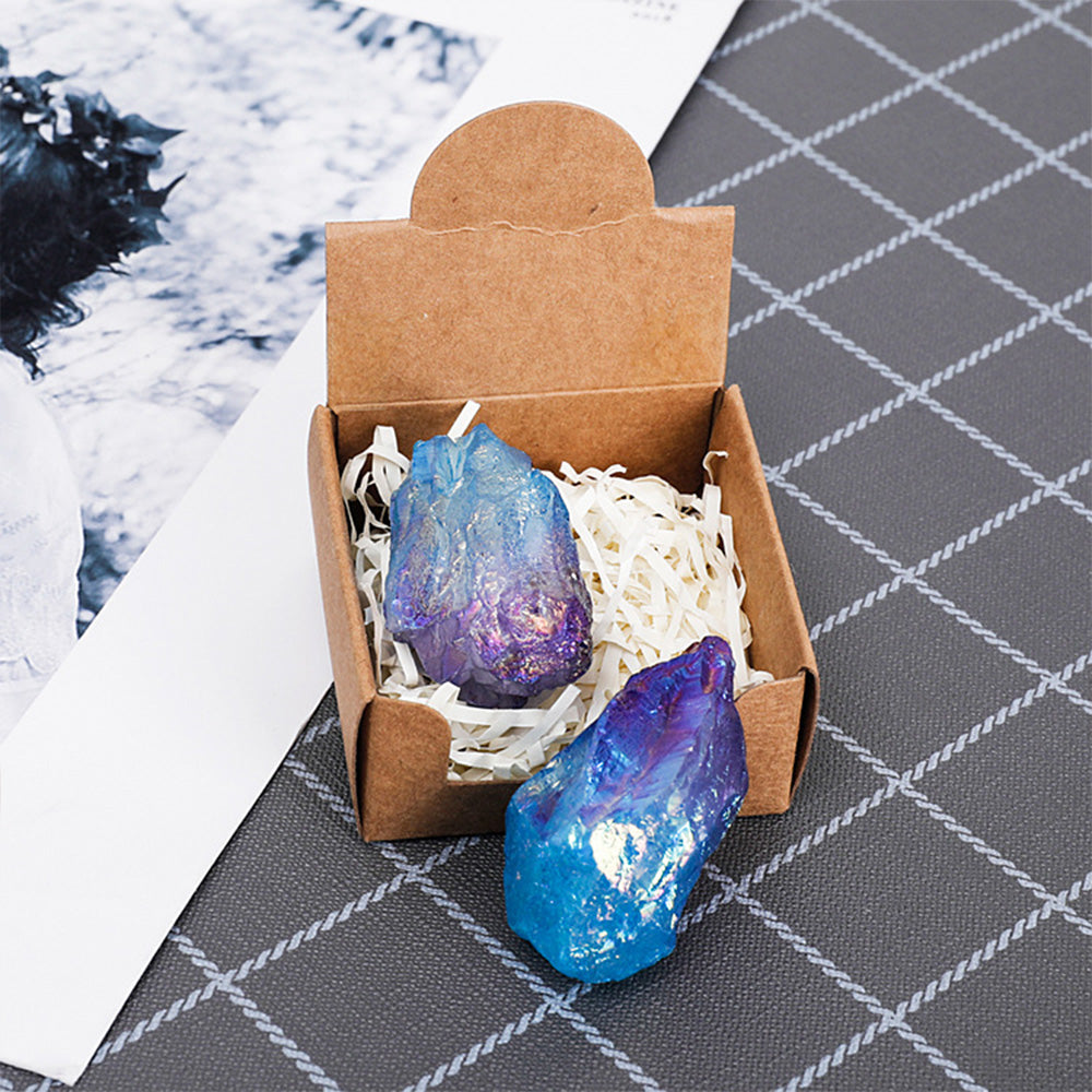 Natural Raw Fluorite Quartz Geode