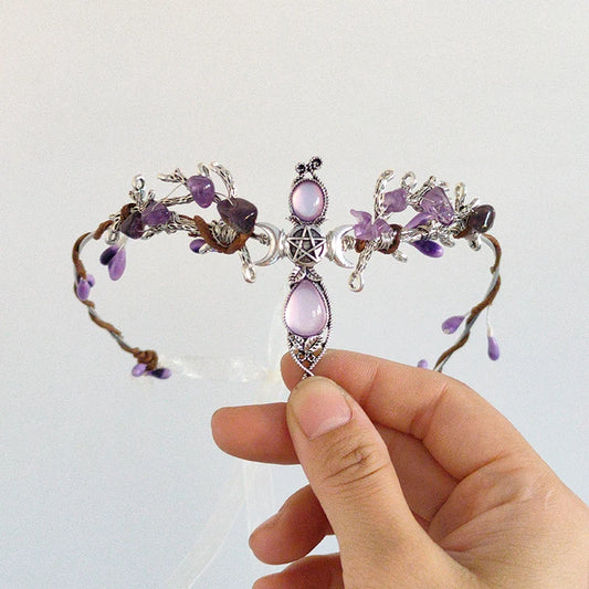 Fairy Tiara Woodland Crystal Quartz