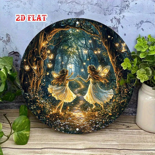 Magic Forest Circular Sign