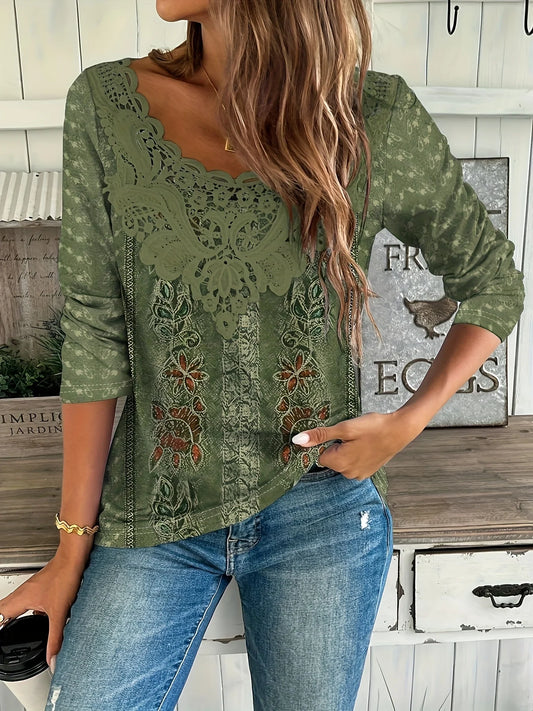 Elegant Casual Woman's Blouse