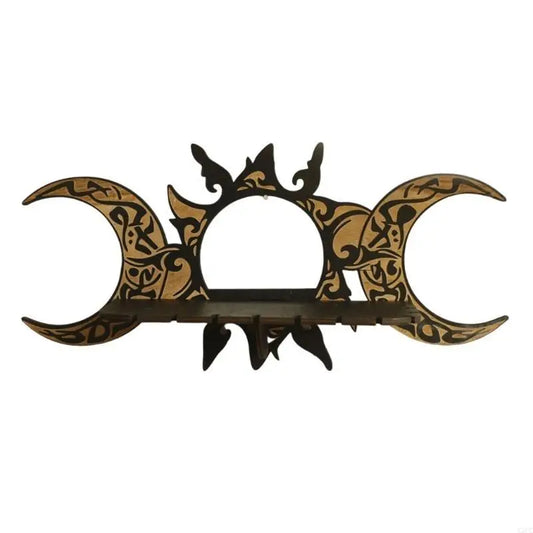 Sun and Moon Shelf for Crystals