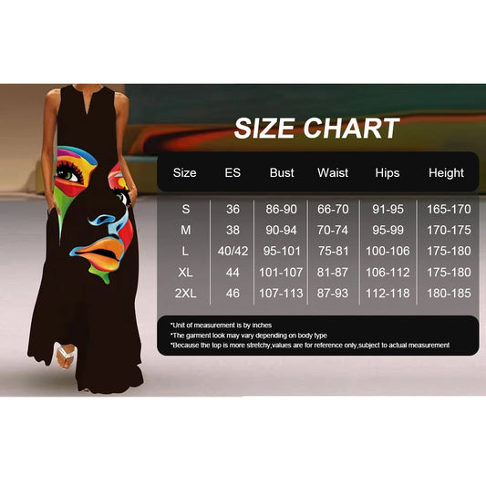 Feather Digital Print Sleeveless One-Piece Dress