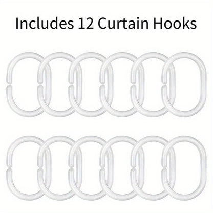 Bathroom Shower Curtain, "Swimming in Nature"