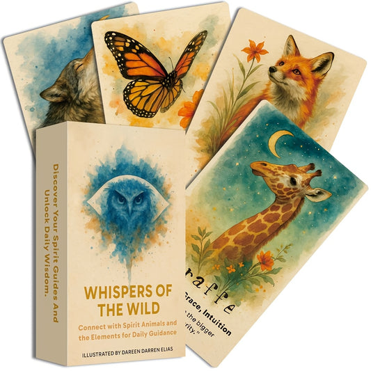 78-Card Whispers of The Wild Oracle Deck