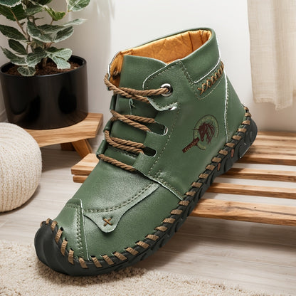 Vintage-Inspired Women's High-Top Boots