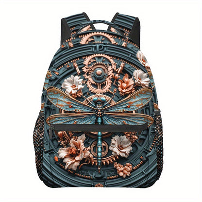 Steampunk Dragonfly Unisex Lightweight Backpack