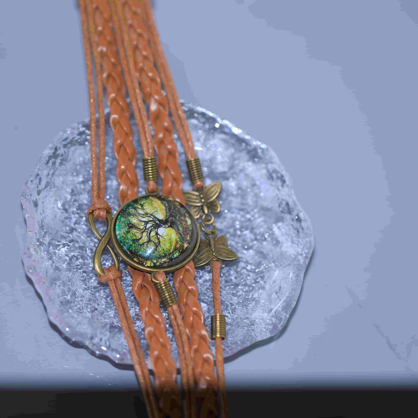 Bohemian Mandala Tree of Life Infinity Bracelet