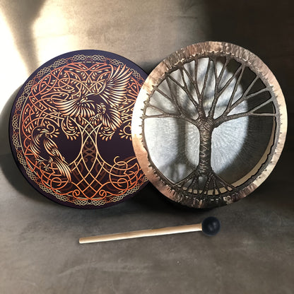 Viking Drum Celtic Knotwork Pattern