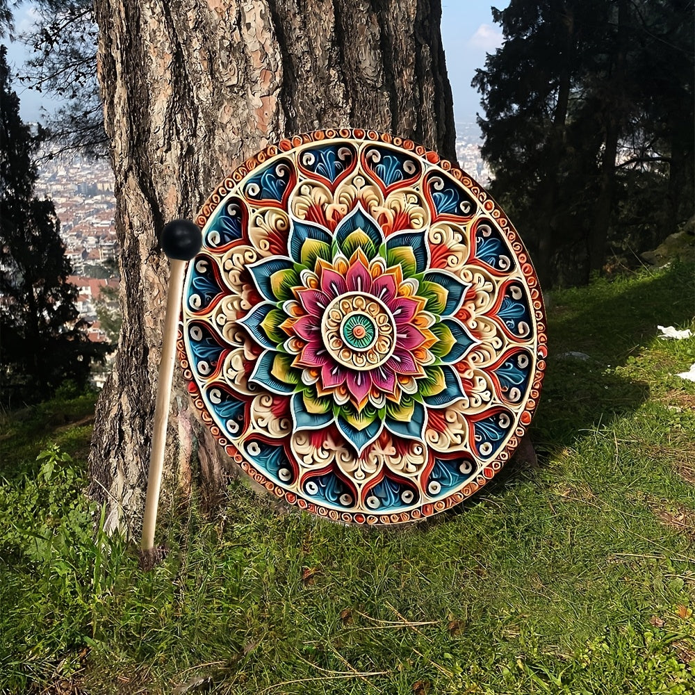 Colorful Mandala Drum