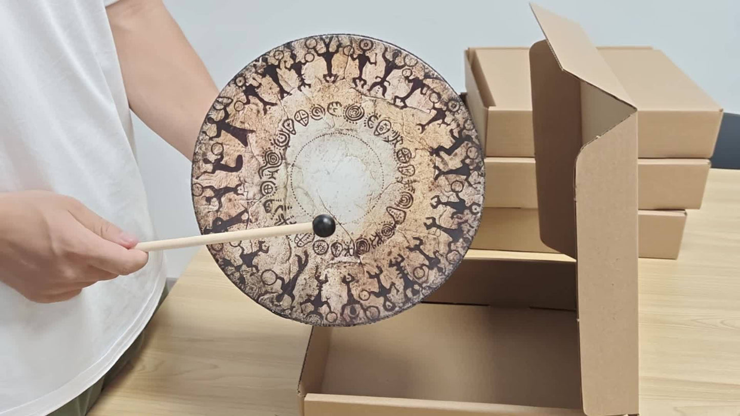 Colorful Mandala Drum