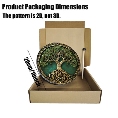 The Tree of Life Drum with a Handle.