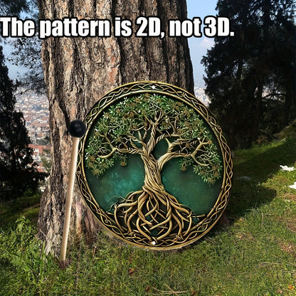 The Tree of Life Drum with a Handle.