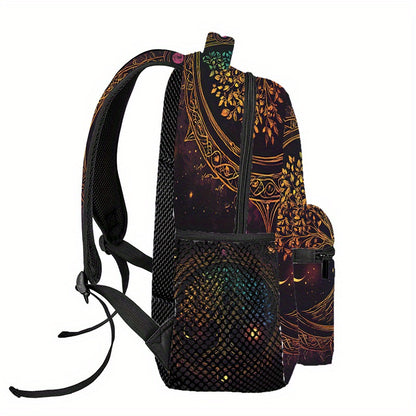 Tree Backpack with Vibrant Tree Design