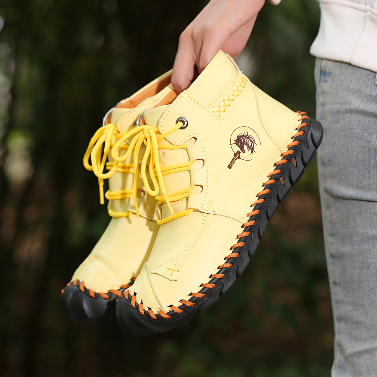 Vintage-Inspired Women's High-Top Boots