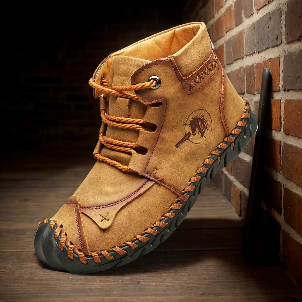 Vintage-Inspired Women's High-Top Boots