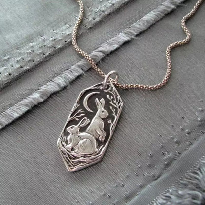 Simple Forest Creative Rabbit Necklace