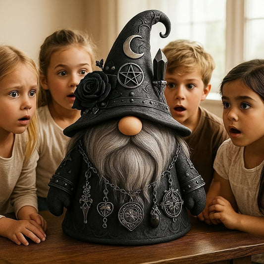 Gothic Dwarf Figurine Hand-Painted Statue