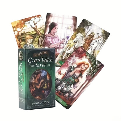 The Green Witch Tarot Cards by Ann Moura