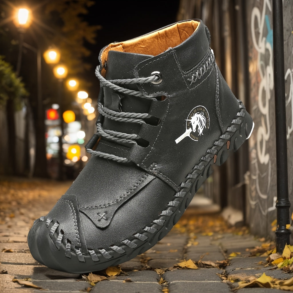 Vintage-Inspired Women's High-Top Boots