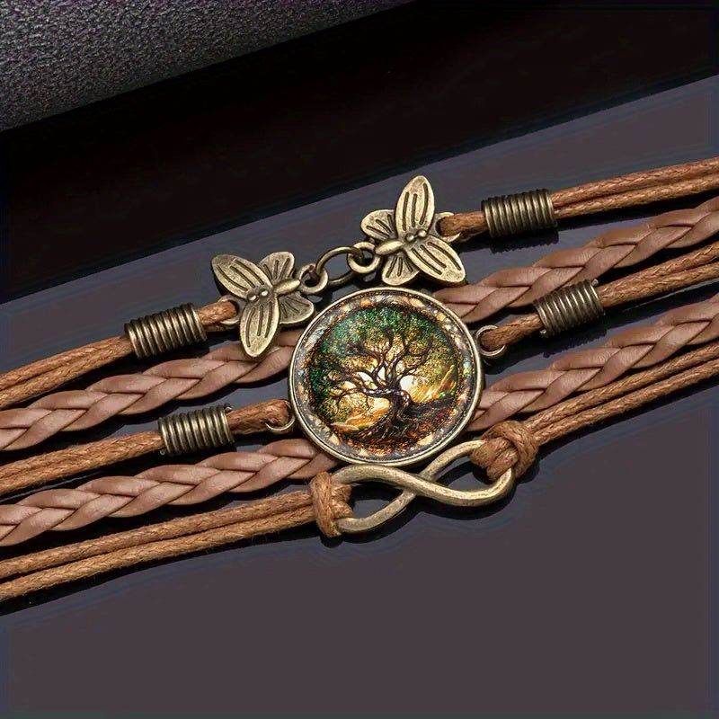 Bohemian Mandala Tree of Life Infinity Bracelet