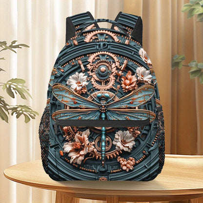 Steampunk Dragonfly Unisex Lightweight Backpack