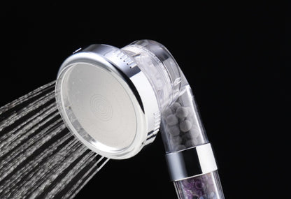 East China Sea Natural Seven Color Crystal Gravel Shower Head