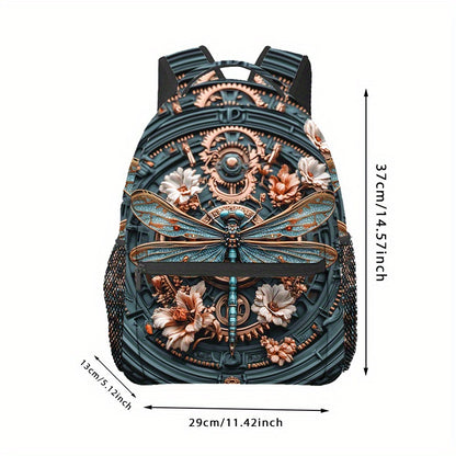 Steampunk Dragonfly Unisex Lightweight Backpack