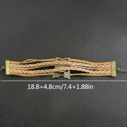 Bohemian Mandala Mushroom Infinity Bracelet