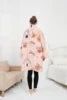 Adult Wearable Hoodie With Socks Oversized Hooded Blanket