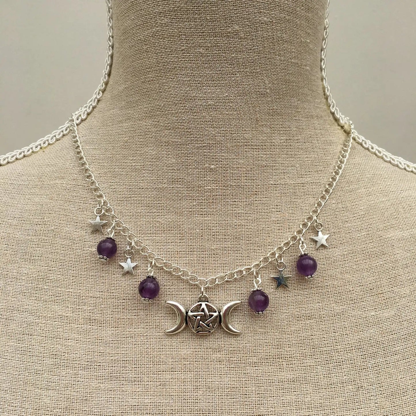 Triple Moon Wiccan Jewelry