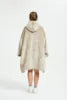 Adult Wearable Hoodie With Socks Oversized Hooded Blanket