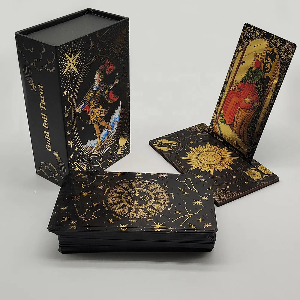 Divinative Gold Foil Tarot Cards
