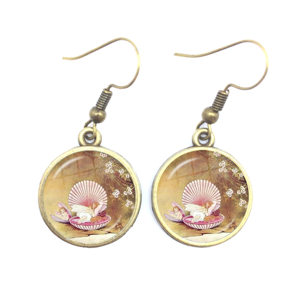 Frog Fairy Tale Drop Earrings – Enchanting Design