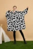 Adult Wearable Hoodie With Socks Oversized Hooded Blanket