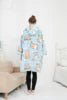 Adult Wearable Hoodie With Socks Oversized Hooded Blanket