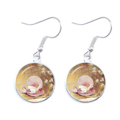 Frog Fairy Tale Drop Earrings – Enchanting Design