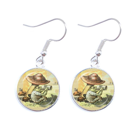 Frog Fairy Tale Drop Earrings – Enchanting Design
