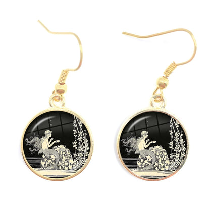 Frog Fairy Tale Drop Earrings – Enchanting Design