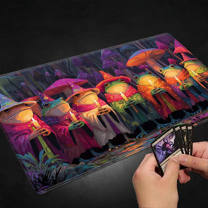 Cute Frogs Stylish The Gathering Magic Mouse Pad