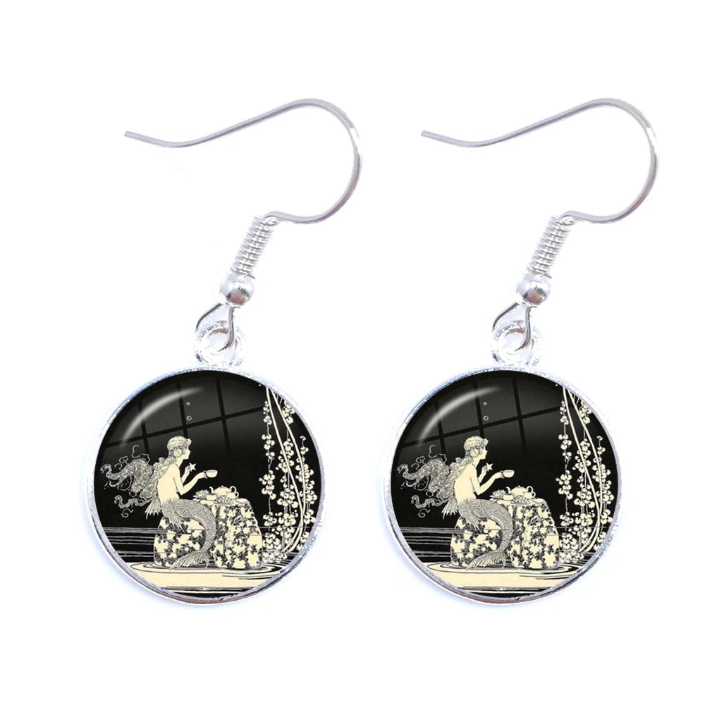 Frog Fairy Tale Drop Earrings – Enchanting Design
