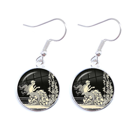 Frog Fairy Tale Drop Earrings – Enchanting Design