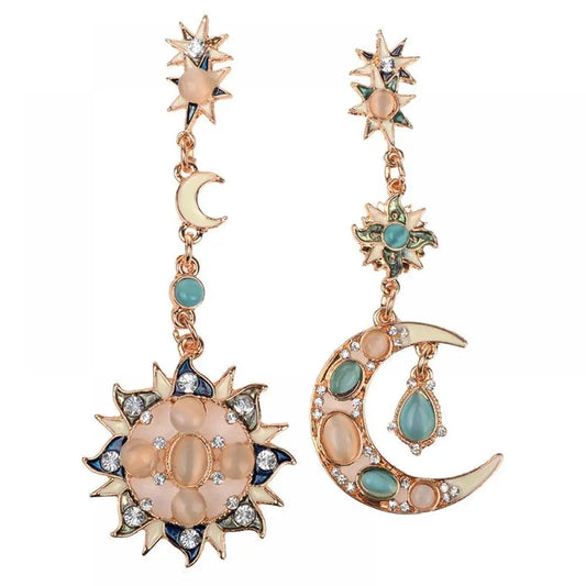 Moon Stud Earrings