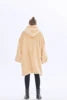Adult Wearable Hoodie With Socks Oversized Hooded Blanket