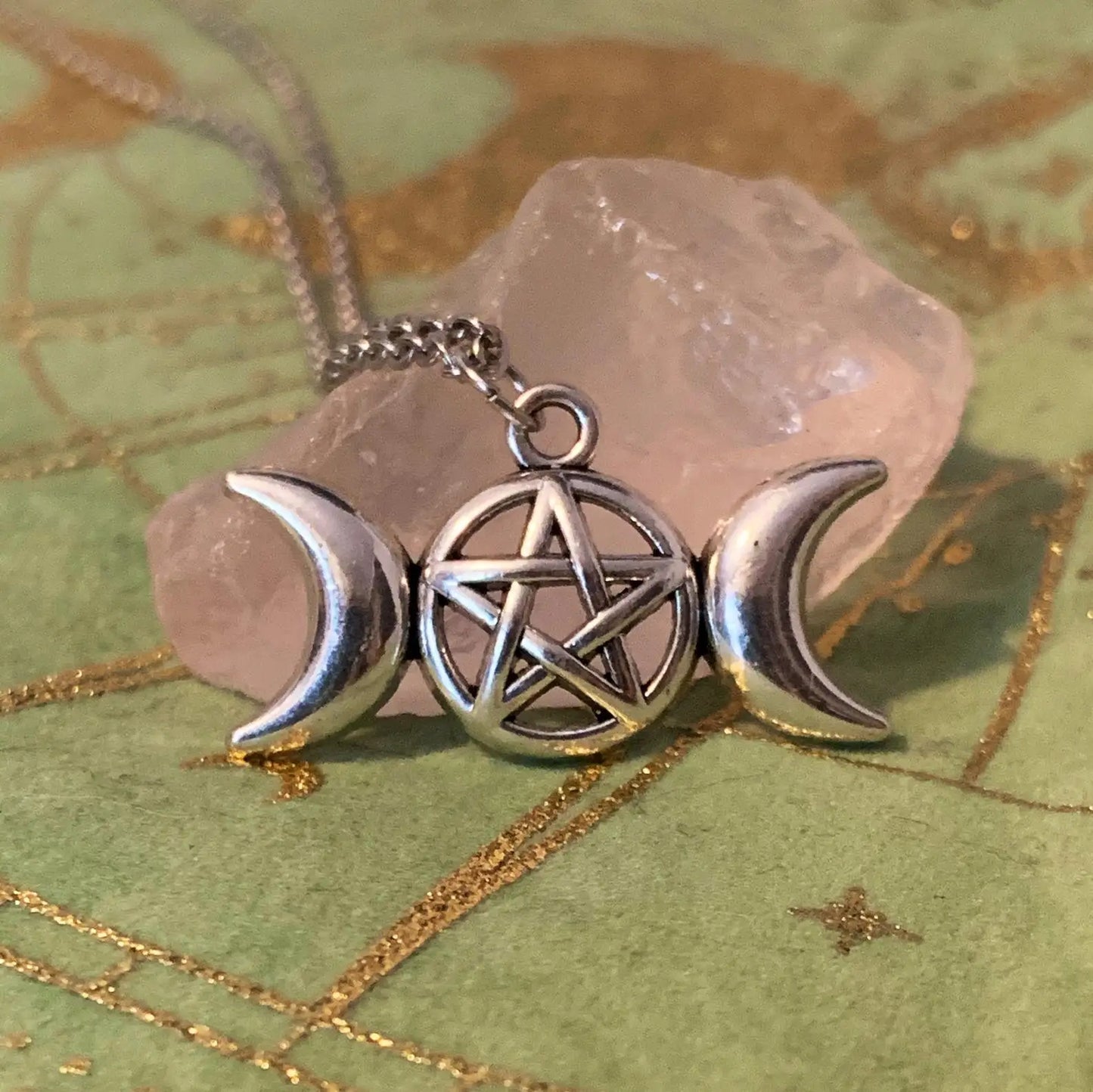 Triple Moon Wiccan Jewelry