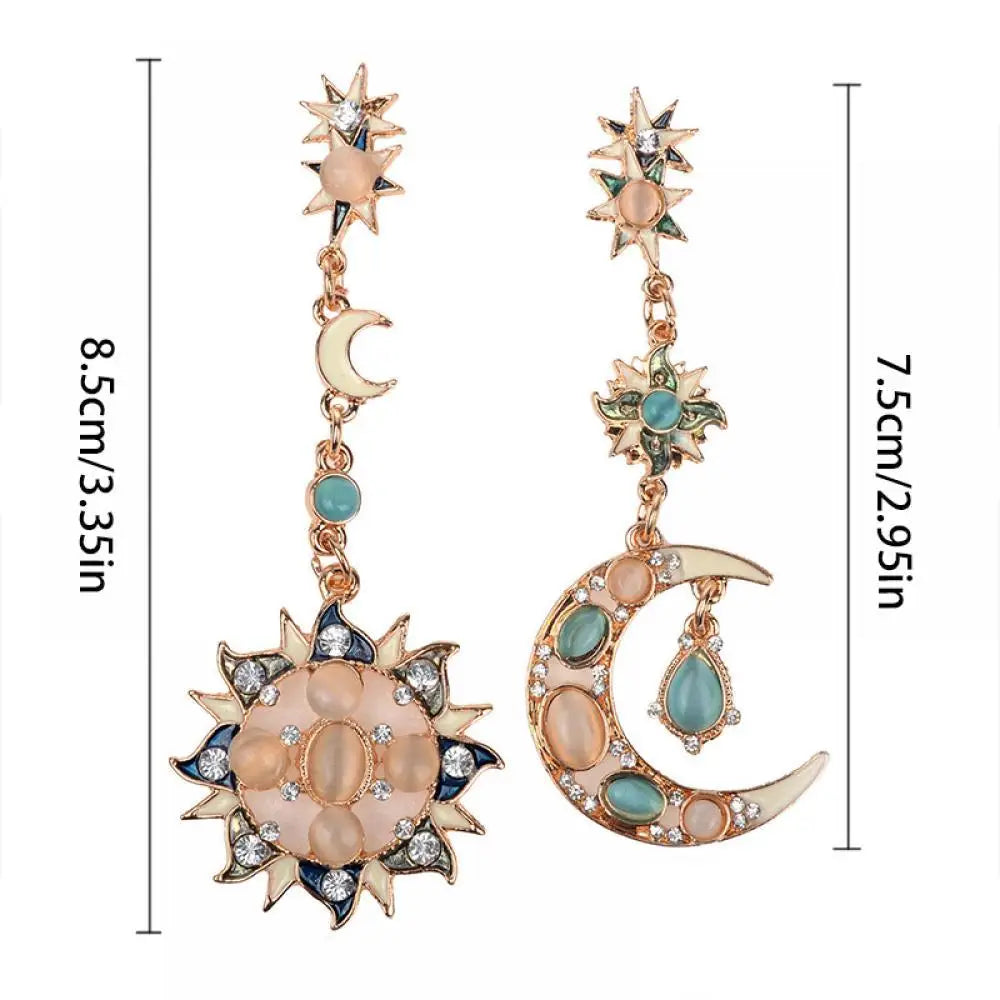 Moon Stud Earrings
