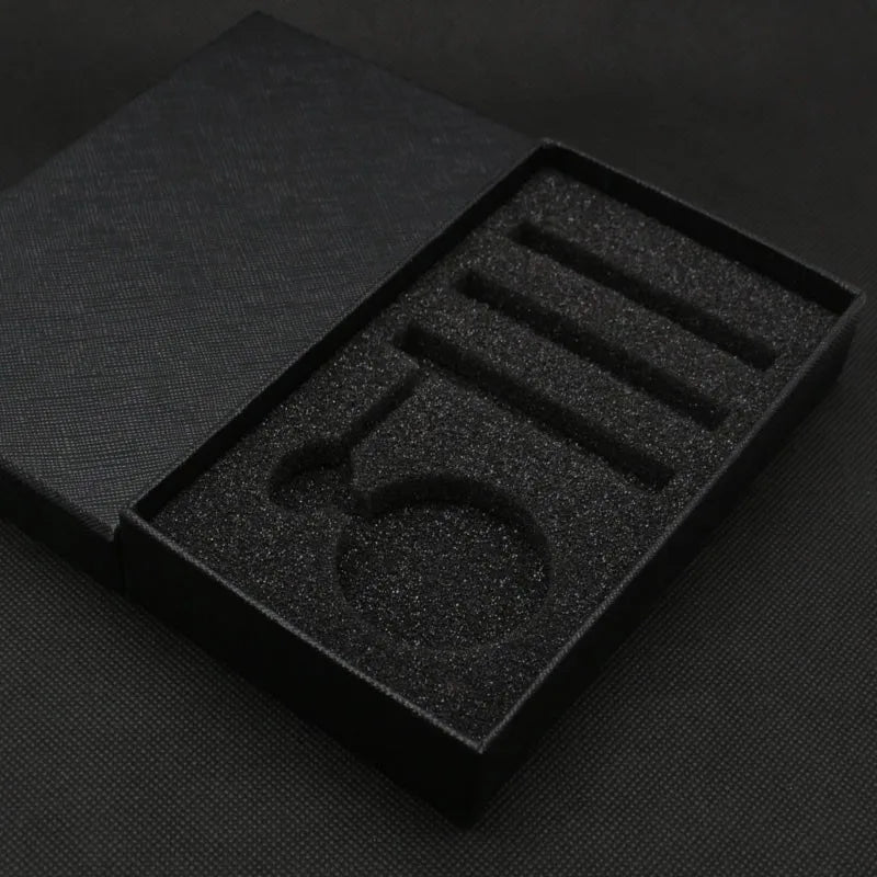 Antique Mechanical Pocket Watch Hand-Winding Hanging Pendant Clock with Necklace Chain+Leather Chains Present Sets for Men