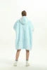 Adult Wearable Hoodie With Socks Oversized Hooded Blanket