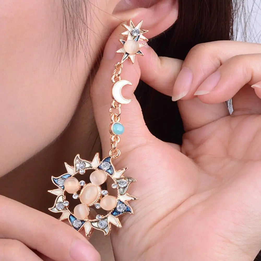 Moon Stud Earrings